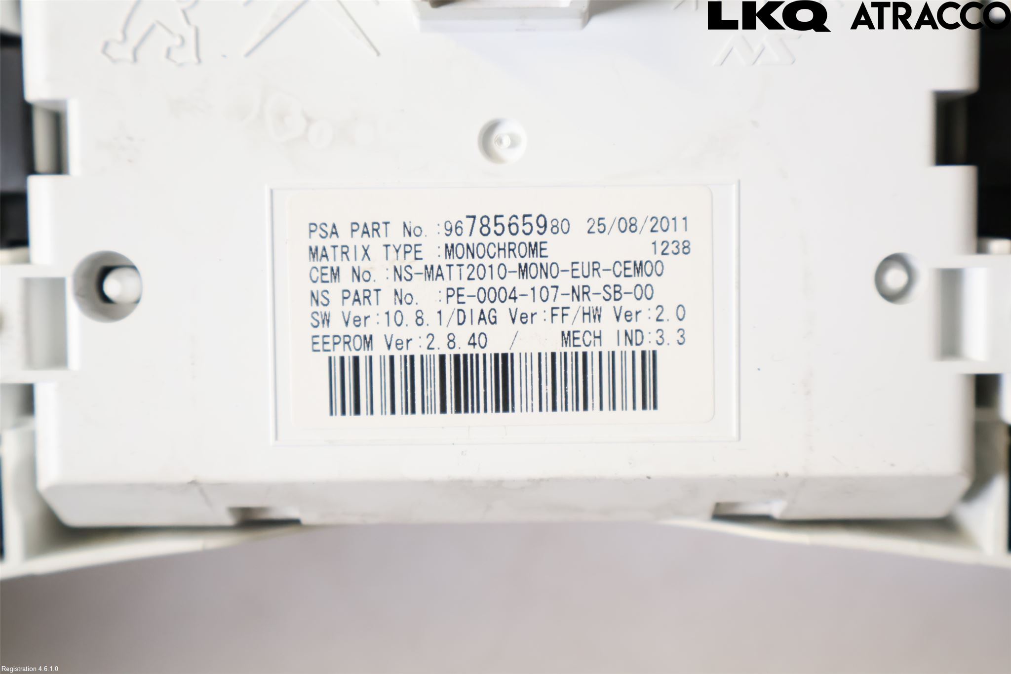 Peugeot 508 11-18 Instrument Komb