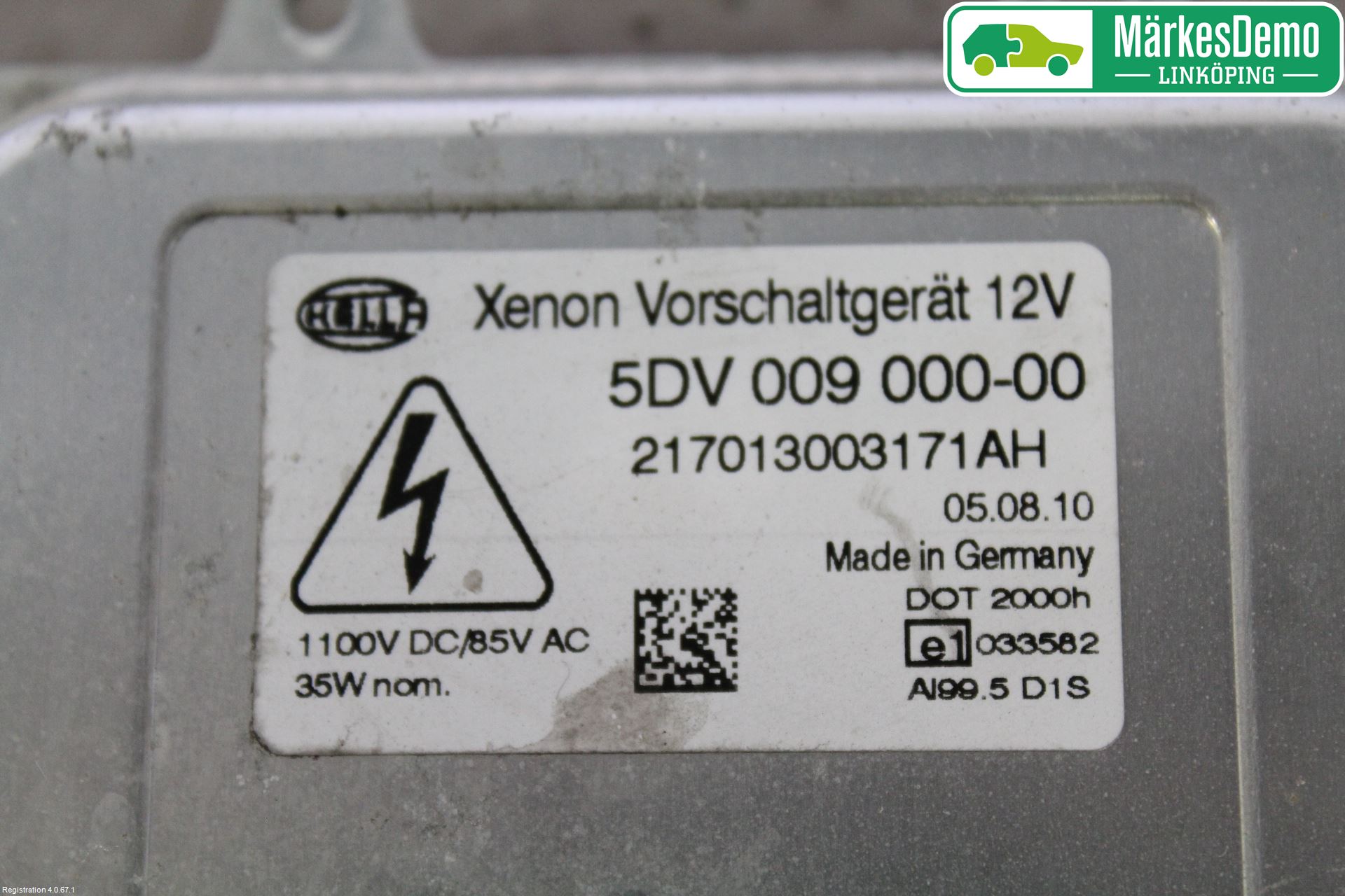 Saab 9-3 VER2/VER3 08-15 Styrenhet Strålkastare