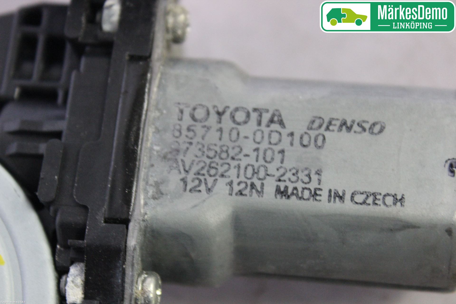 Toyota YARIS XP130 12-14 Fönsterhiss El Kompl