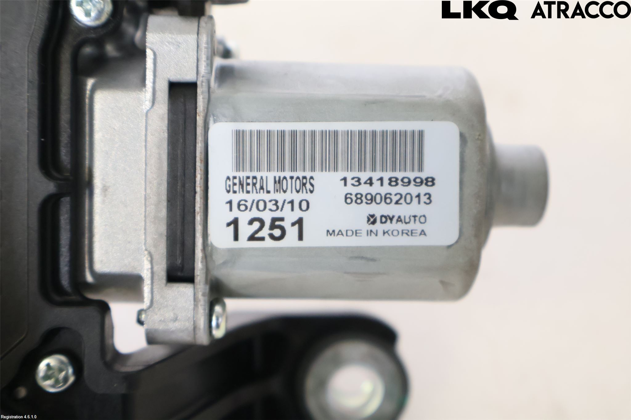 Opel ASTRA K 16-22 Torkarmotor Baklucka