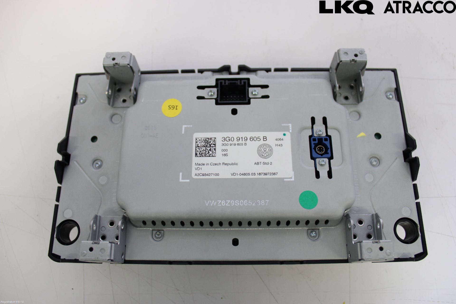 Volkswagen VW PASSAT 15-19 Multifunktionsdisplay