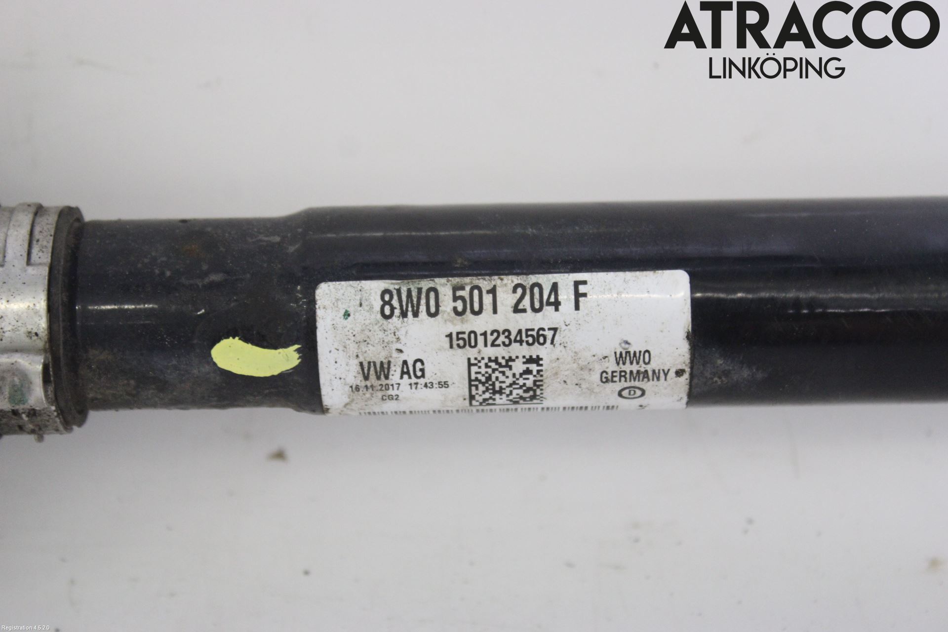 Audi A4/S4 B9 16-19 Drivaxel Bak Höger