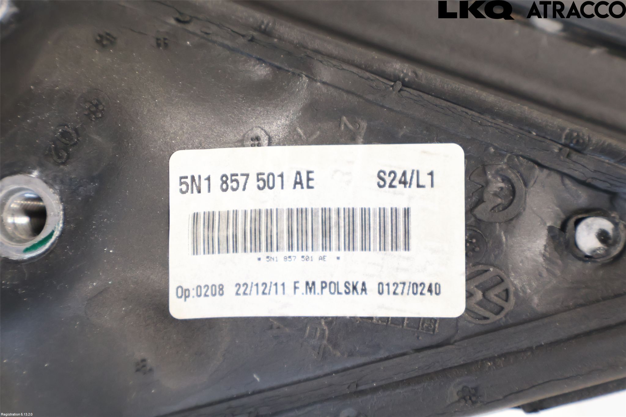Volkswagen VW TIGUAN 07-16 Spegel Yttre El Vä