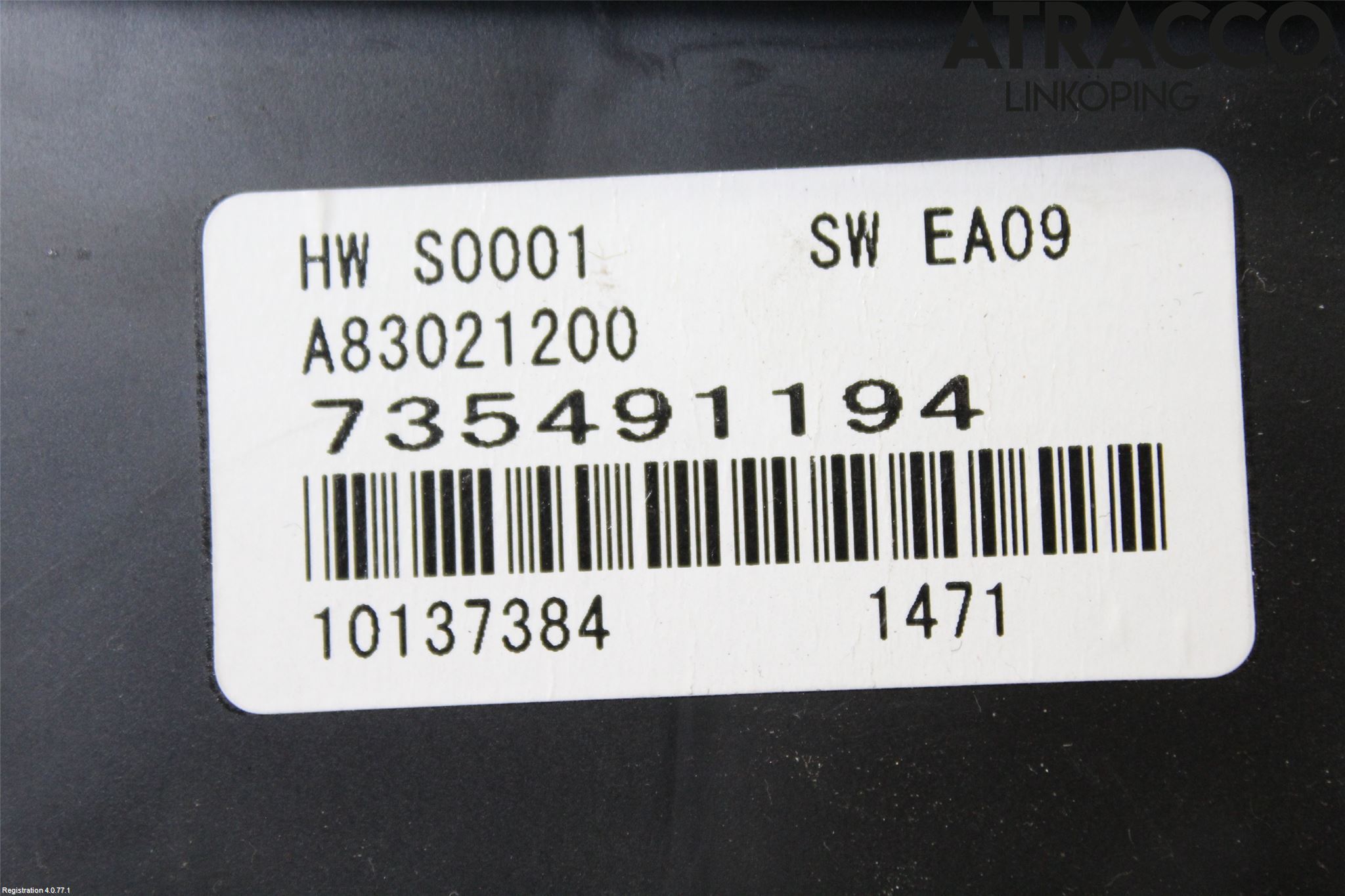 Fiat 500 07- Ac Styrenhet Ac Manöveren