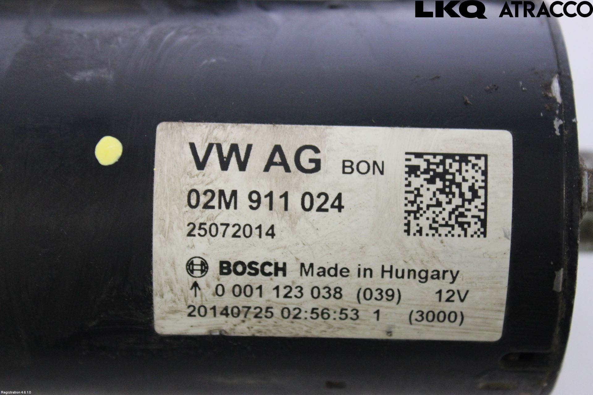 Volkswagen VW CADDY 11-15 Startmotor Diesel