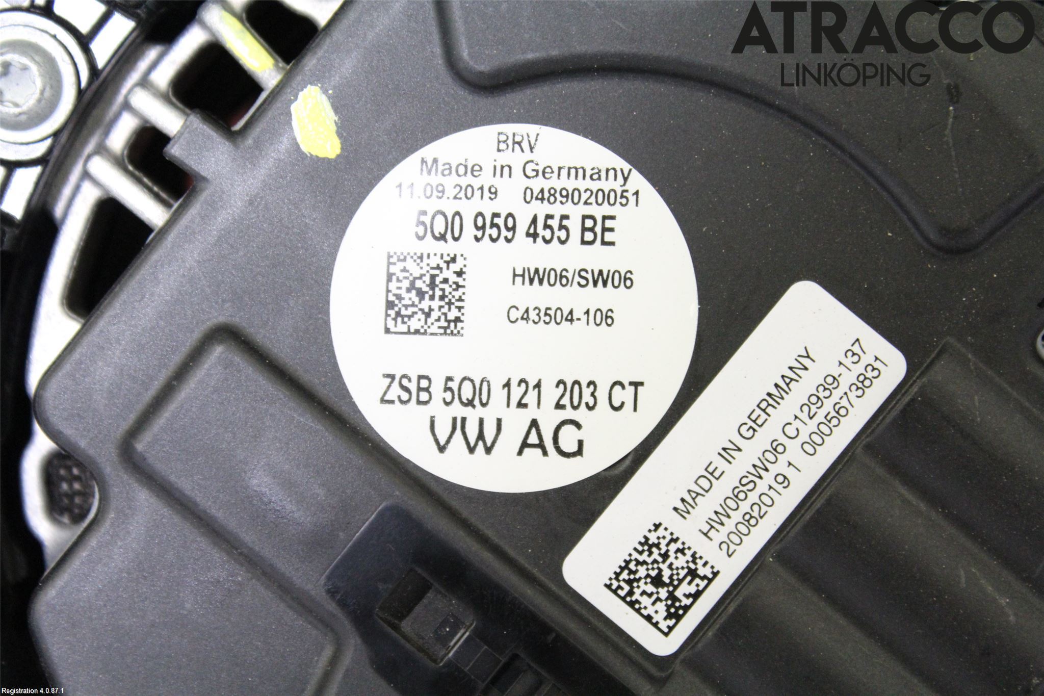 Volkswagen VW GOLF / E-GOLF VII 13-20 Kylfläkt El