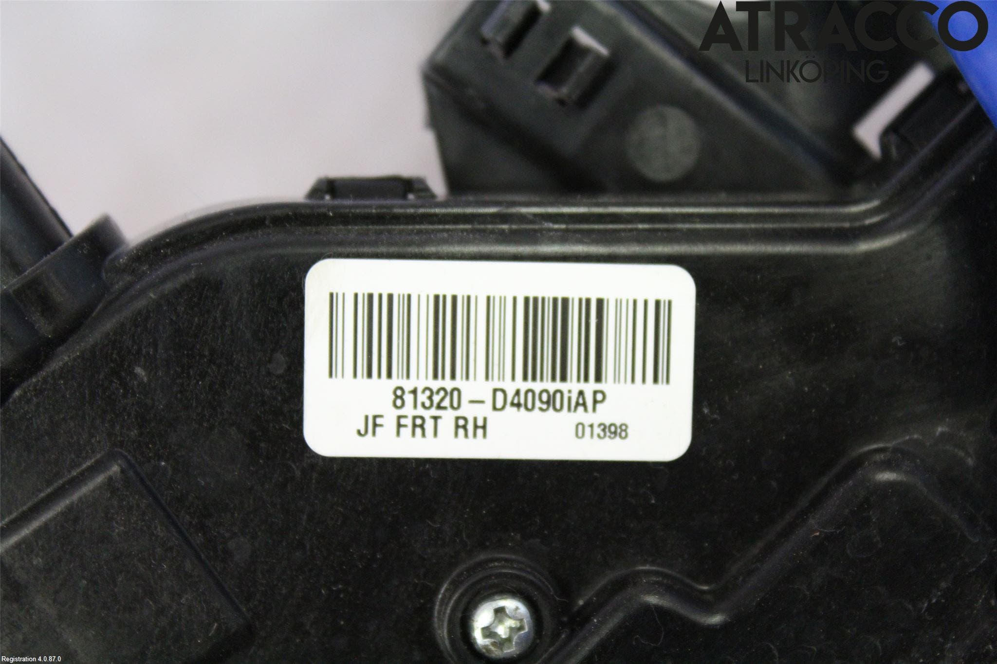 Kia OPTIMA 16-20 Låskista-Dörrlås