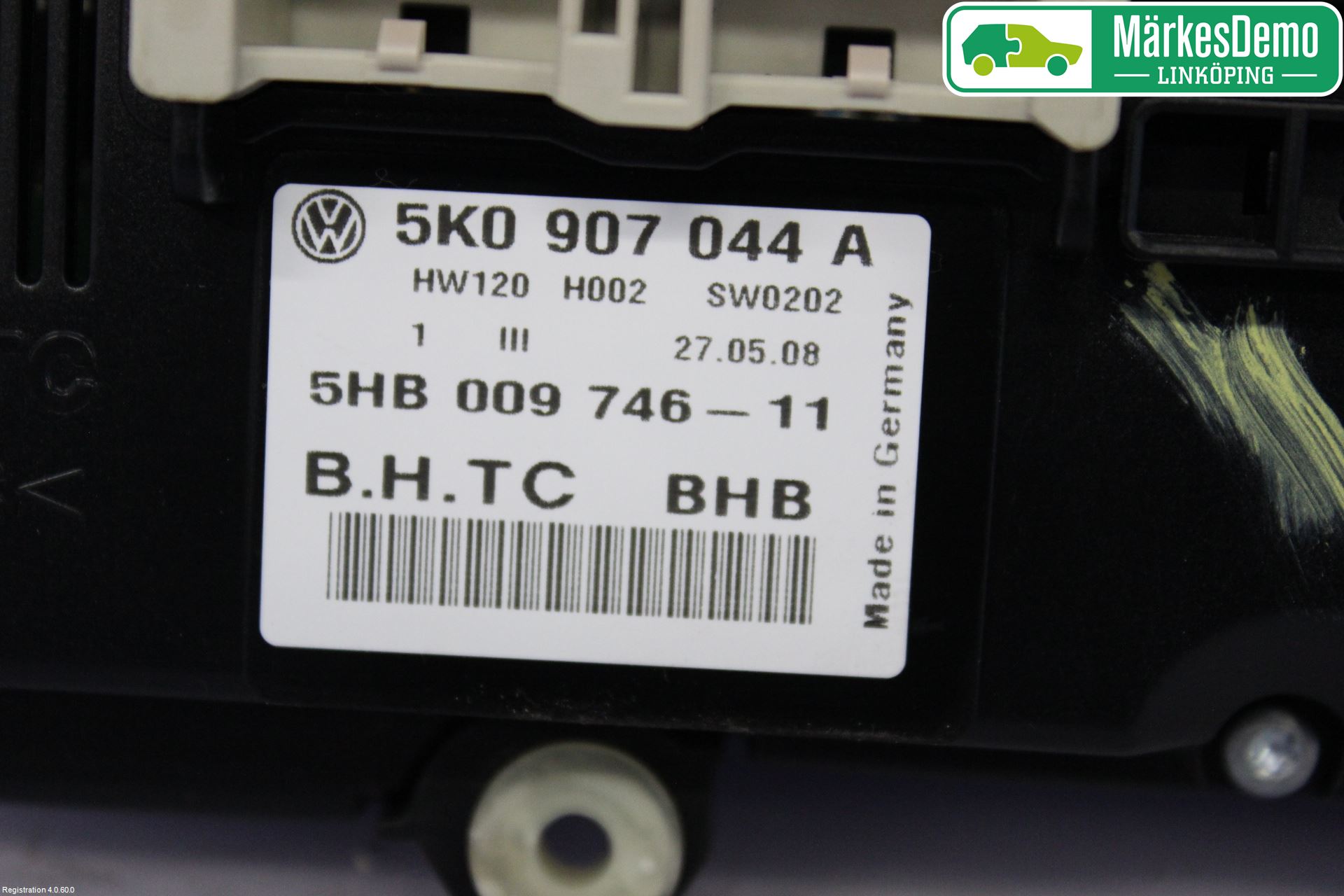 Volkswagen VW PASSAT CC 08-16 Ac Styrenhet Ac Manöveren