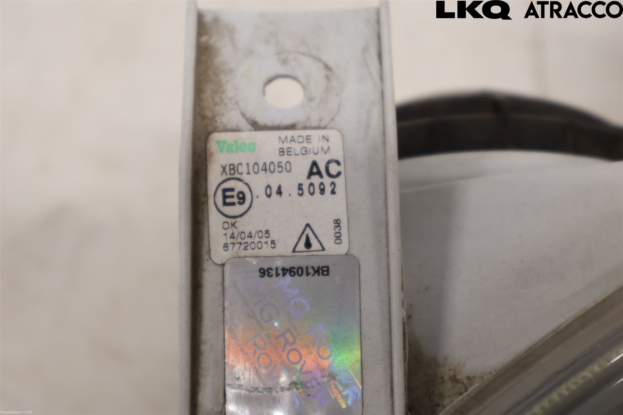 MG F Strålkastare Vänster