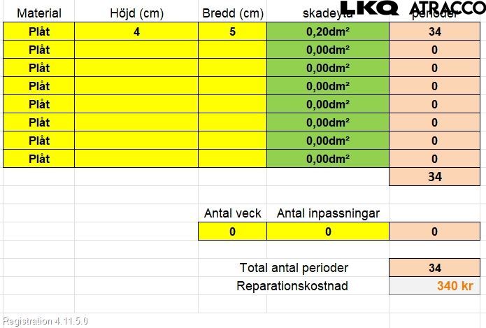 Volkswagen VW CADDY 11-15 Dörr Fram Höger