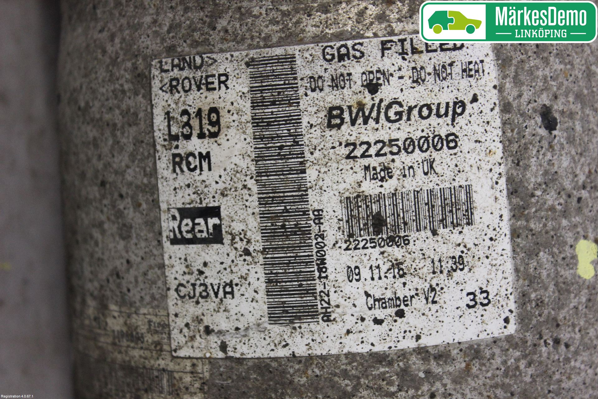 Landrover LAND ROVER DISCOVERY 4 10-16 Stötdämpare Bak