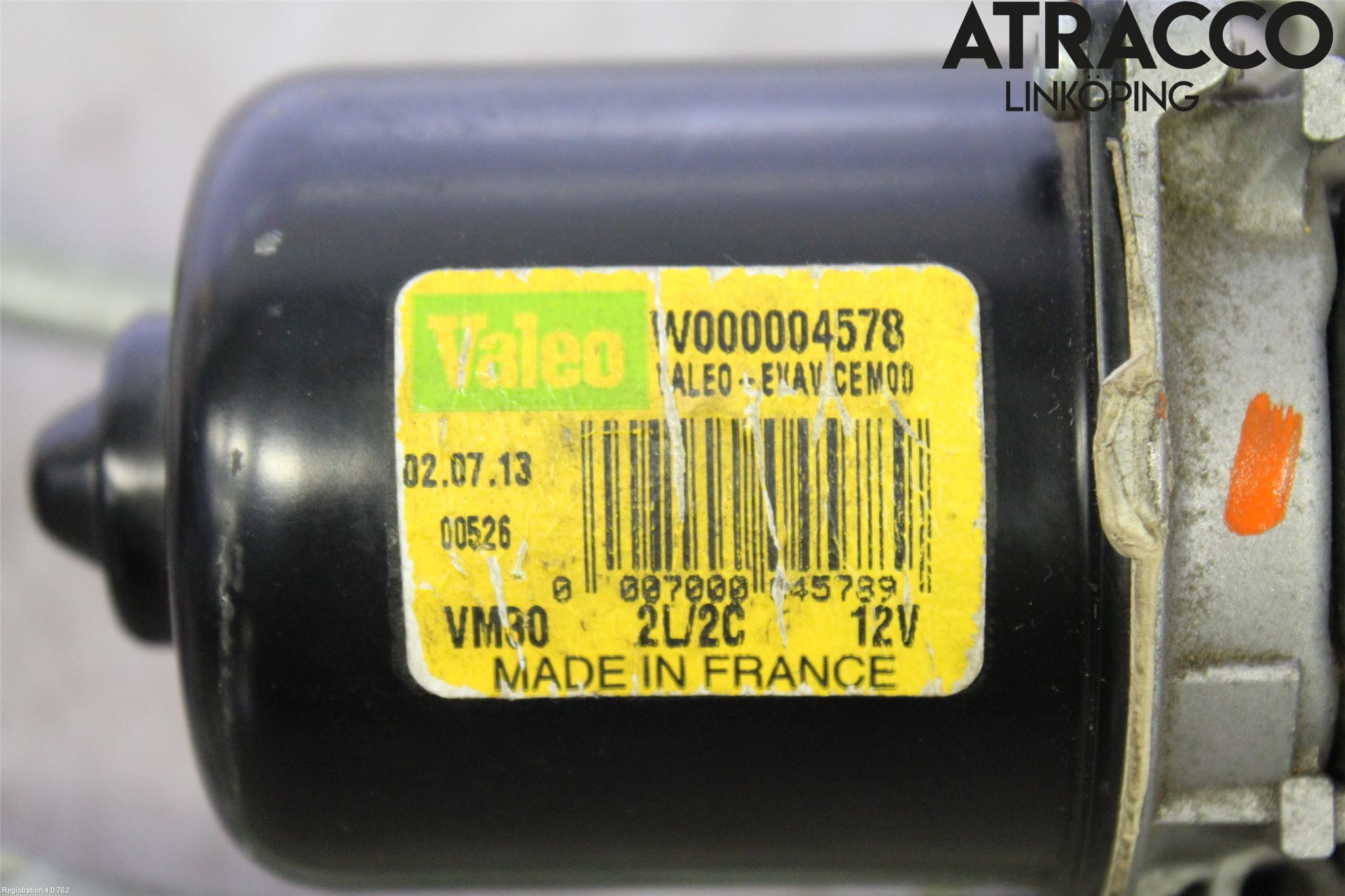 Citroen C3 10-17 Torkarmotor Vindruta
