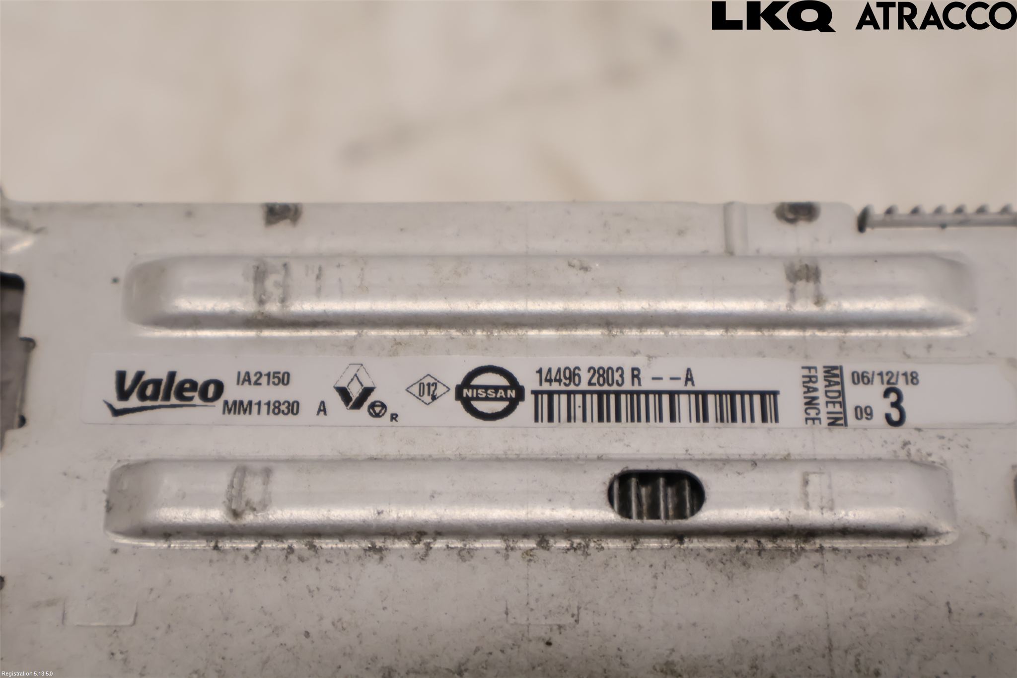 Nissan QASHQAI 17-21 Laddluft-Intercooler Kyl