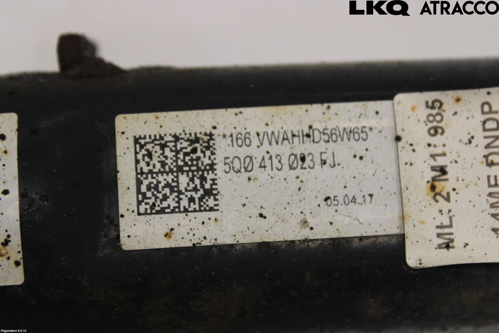 Volkswagen VW GOLF SPORTSVAN 15-20 Fjäderben Fram Höger