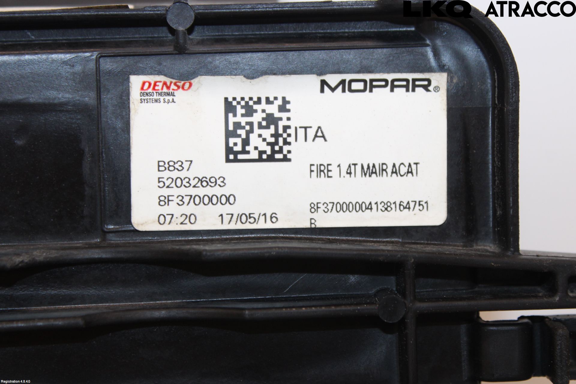 Fiat 500X 15- Kylfläkt El