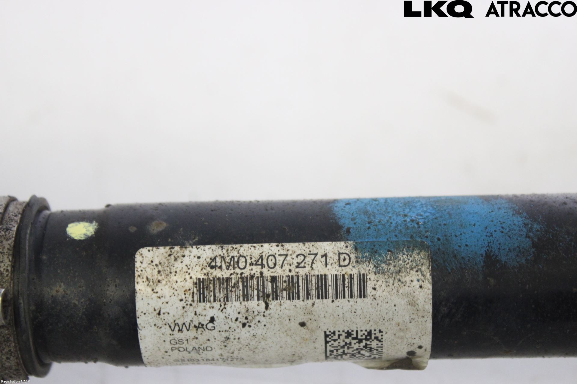 Audi Q7/SQ7 Drivaxel Fram Höger