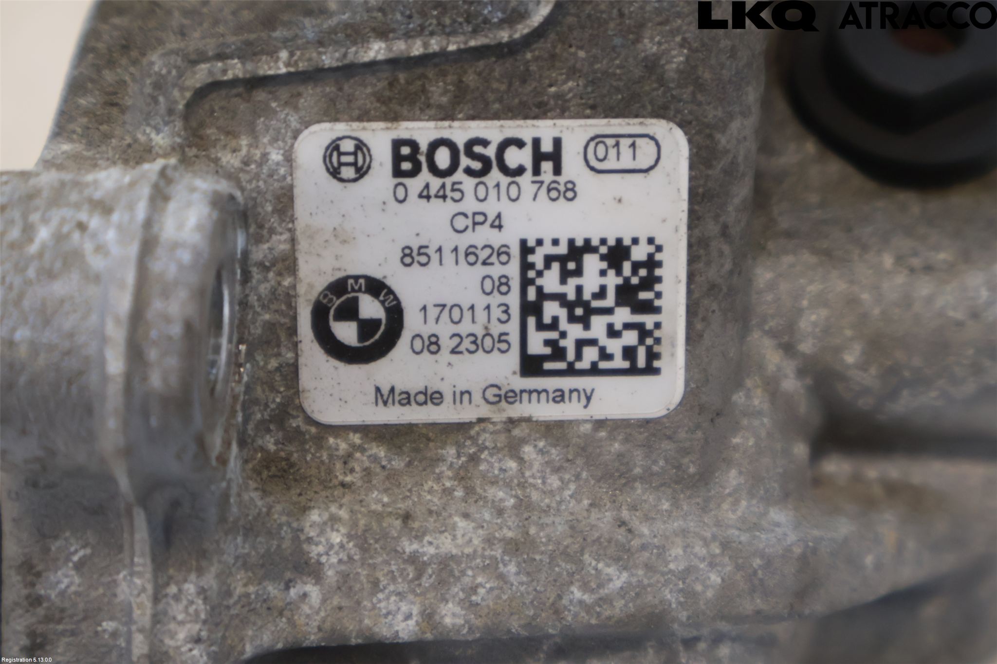 BMW 5 F10/F11/F18 09-17 Bränsle Insppump Diesel