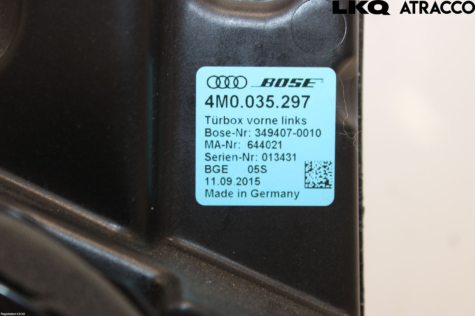 Audi Q7/SQ7 Högtalare