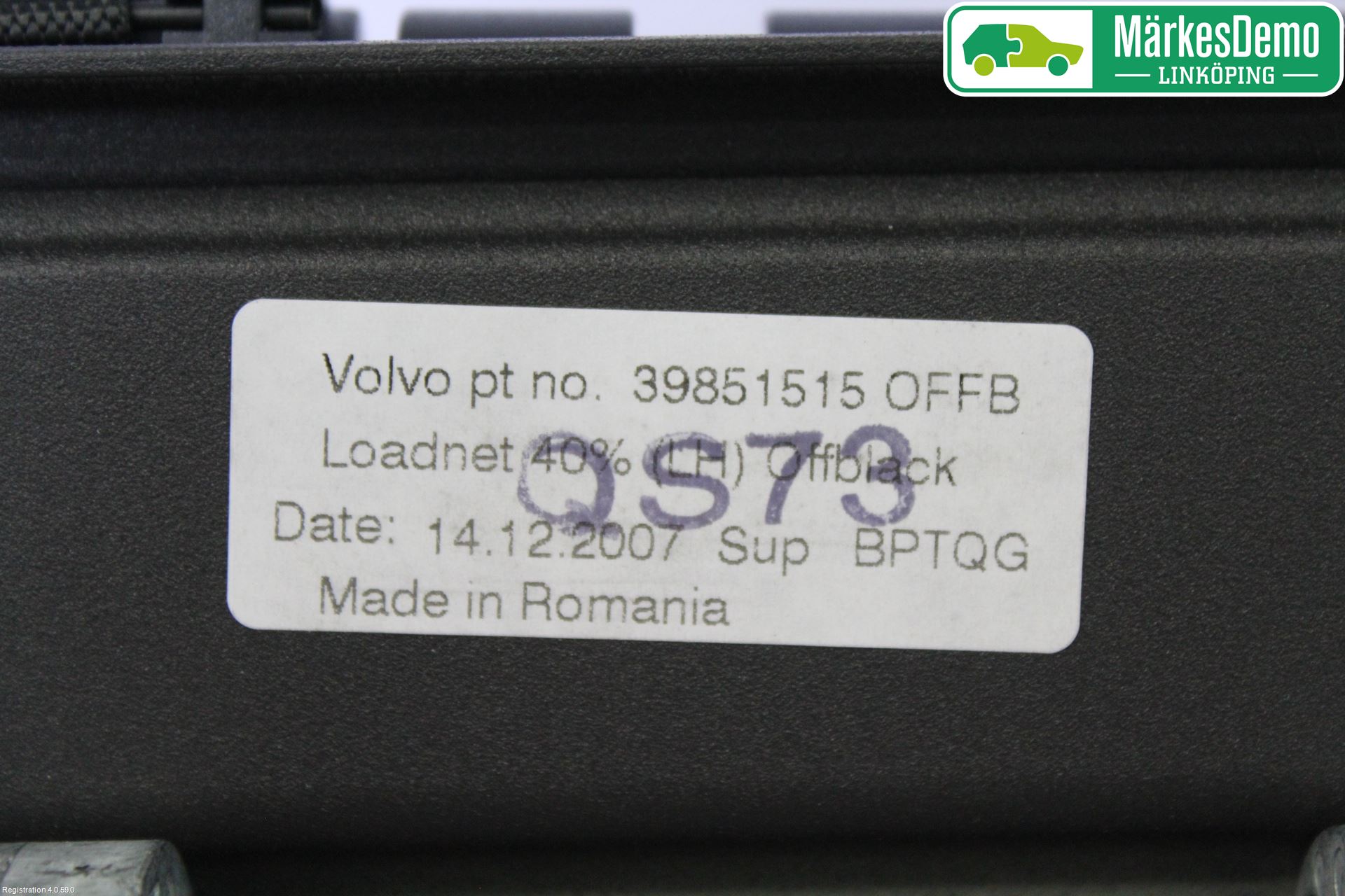 Volvo V70 08-13 Lastnät