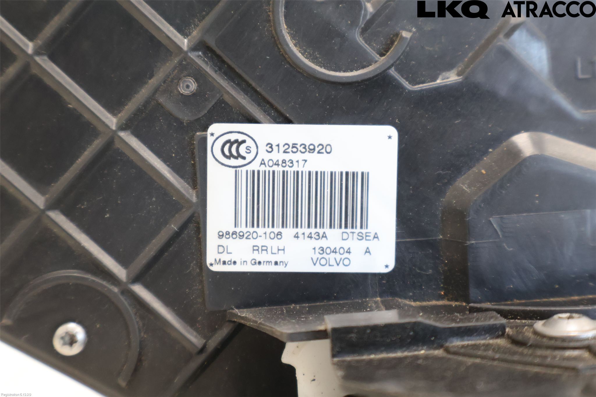 Volvo V70 08-13 Låskista-Dörrlås