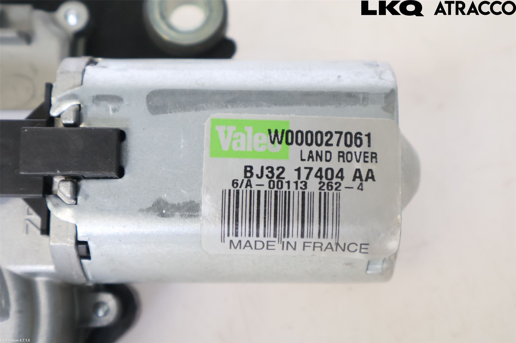 Landrover LAND ROVER RANGE ROVER EVOQUE (L538) 11-18 Torkarmotor Baklucka