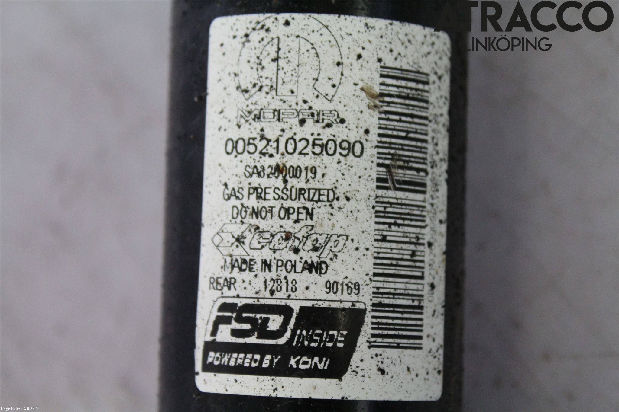 Fiat TIPO/CROSS 16- Stötdämpare Bak