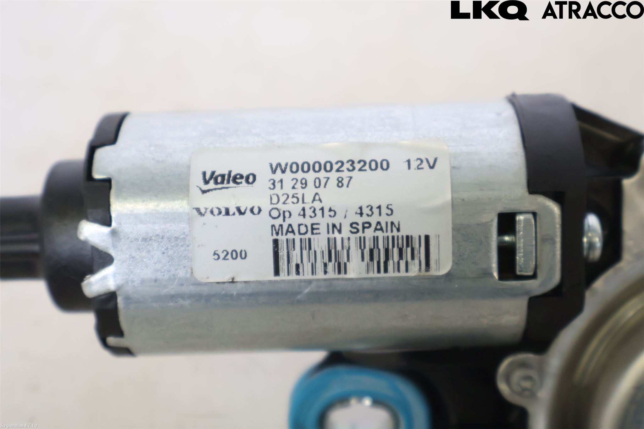 Volvo V70 08-13 Torkarmotor Baklucka