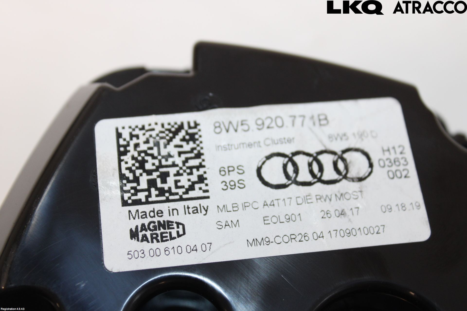 Audi A4/S4 B9 16-19 Instrument Komb