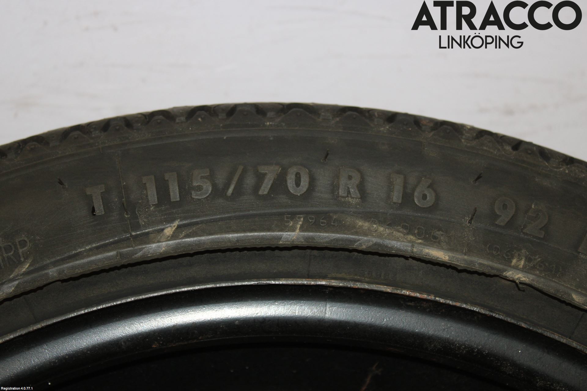 Opel VECTRA C 06-08 Hjul Reservhjul Minityp