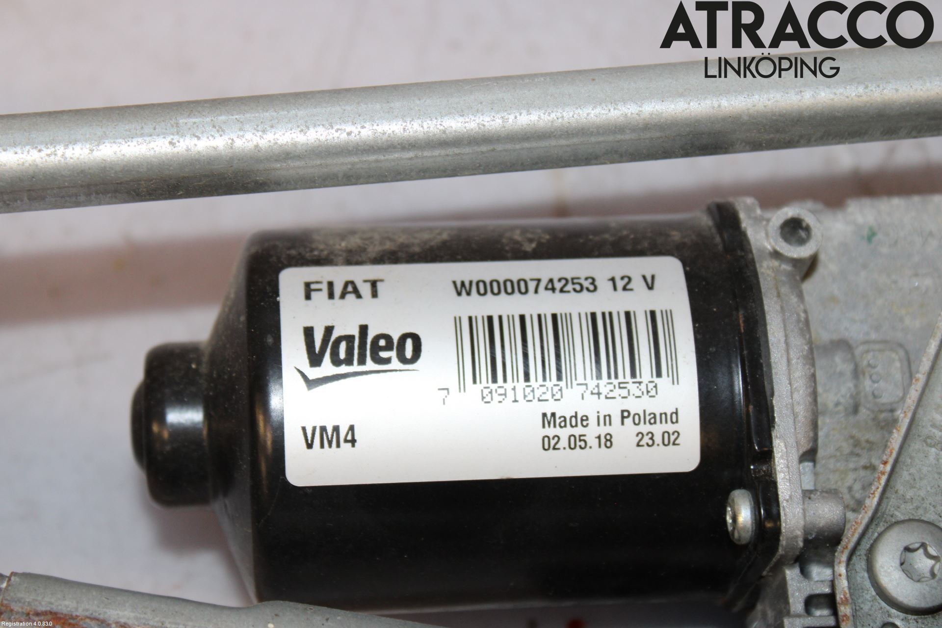 Fiat TIPO/CROSS 16- Torkarmekanism Vindruta