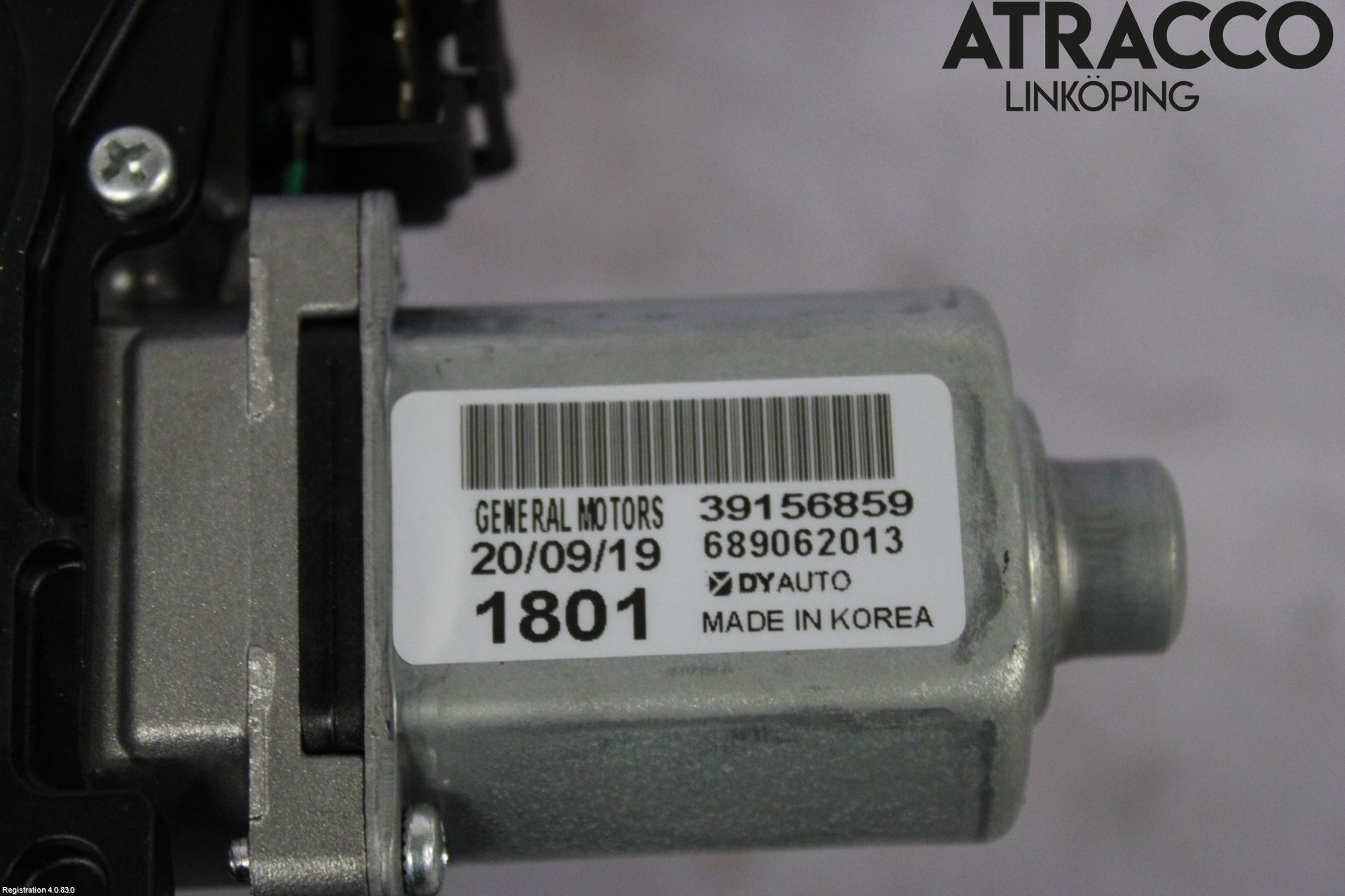 Opel ASTRA K 16-22 Torkarmotor Baklucka