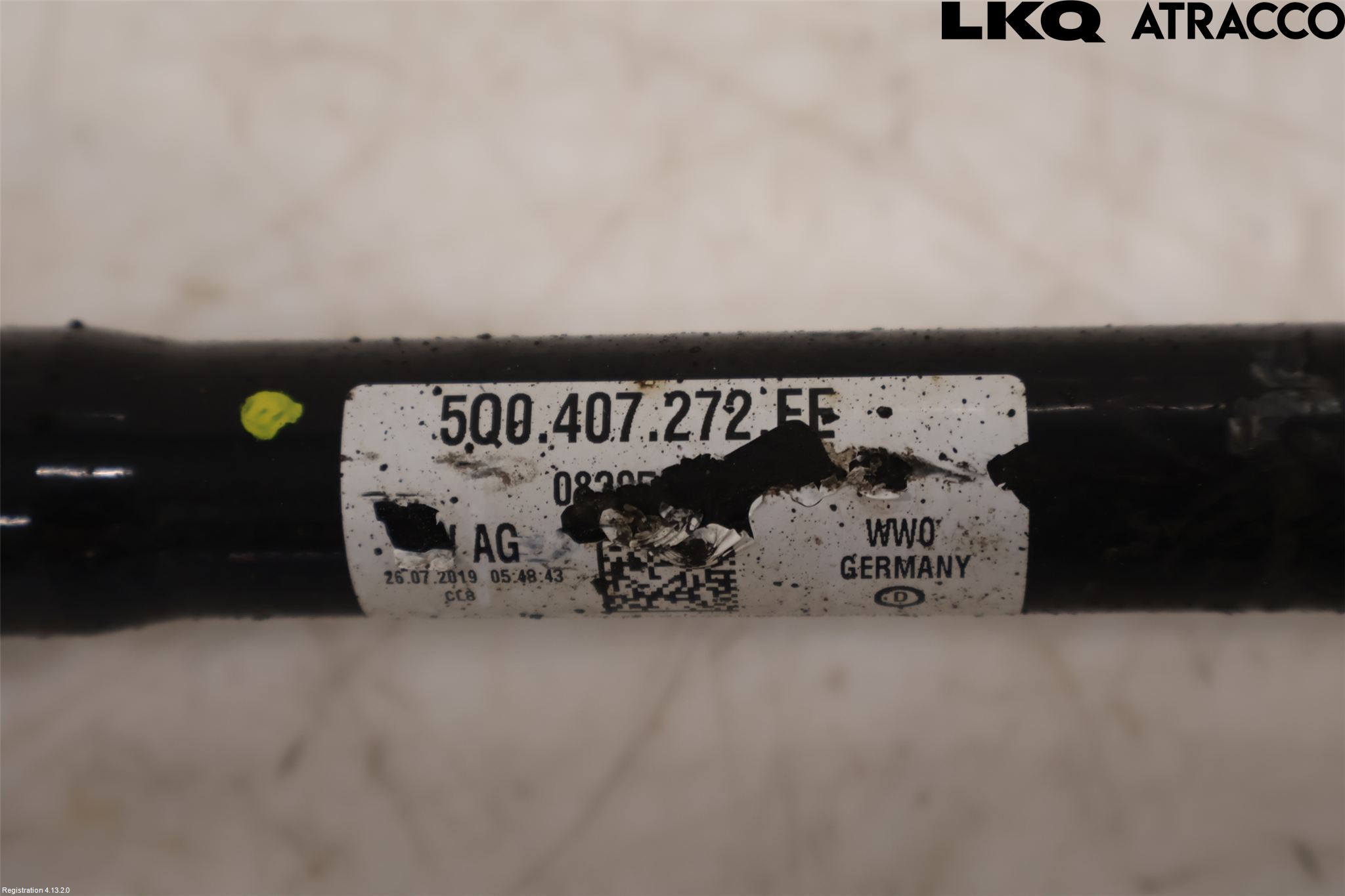 Volkswagen VW GOLF / E-GOLF VII 13-20 Drivaxel Fram Höger