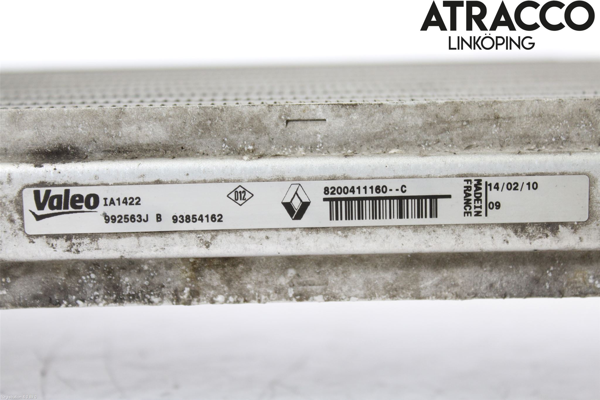 Renault TRAFIC   02-14 Laddluft-Intercooler Kyl