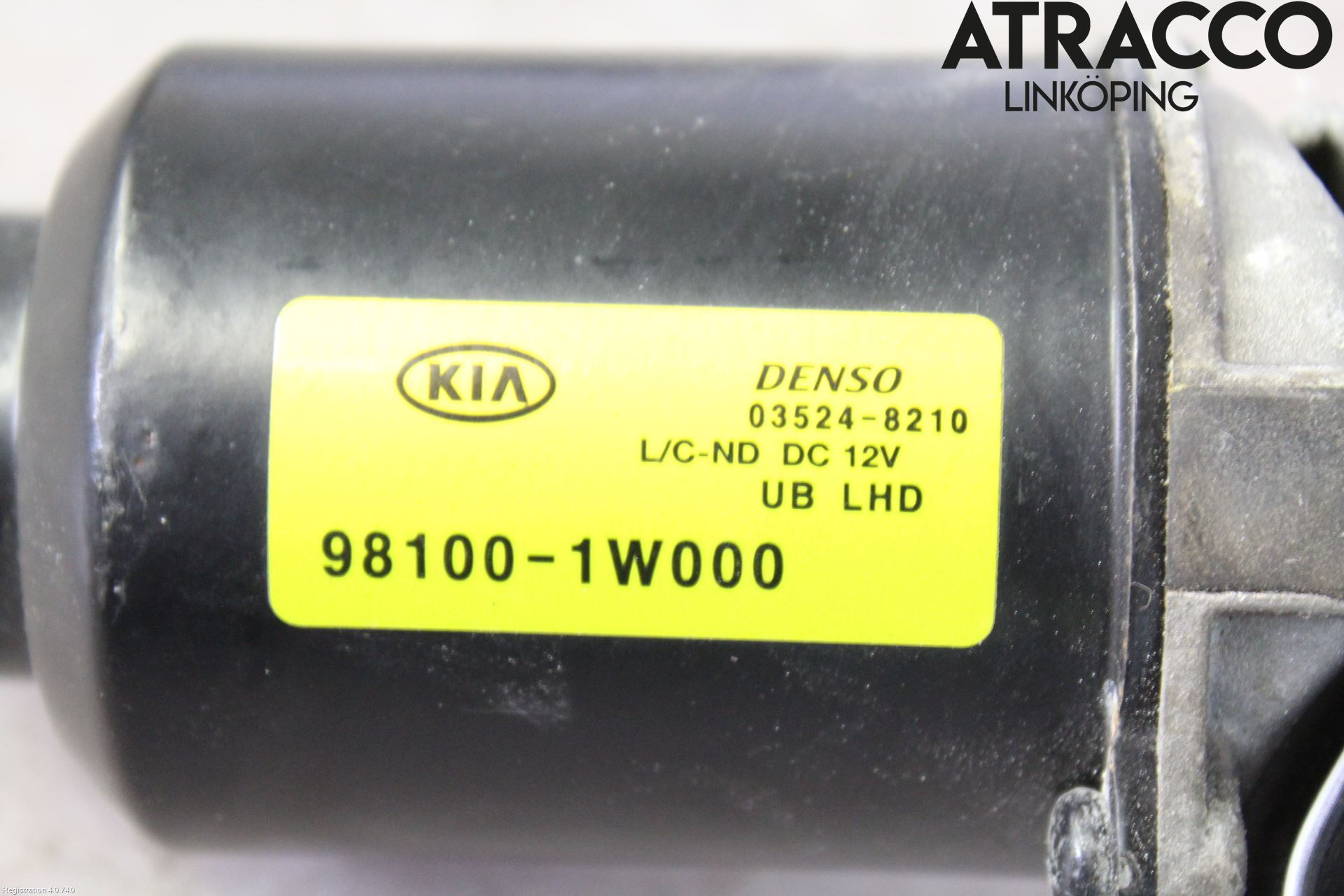 Kia RIO 12-16 Torkarmotor Vindruta