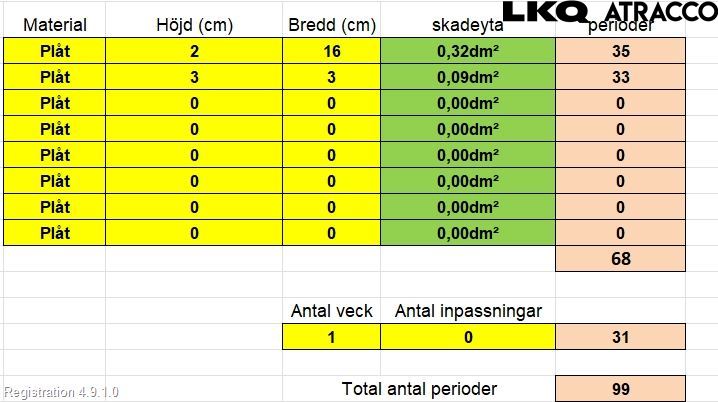 Chevrolet AVEO Dörr Bak Vänster