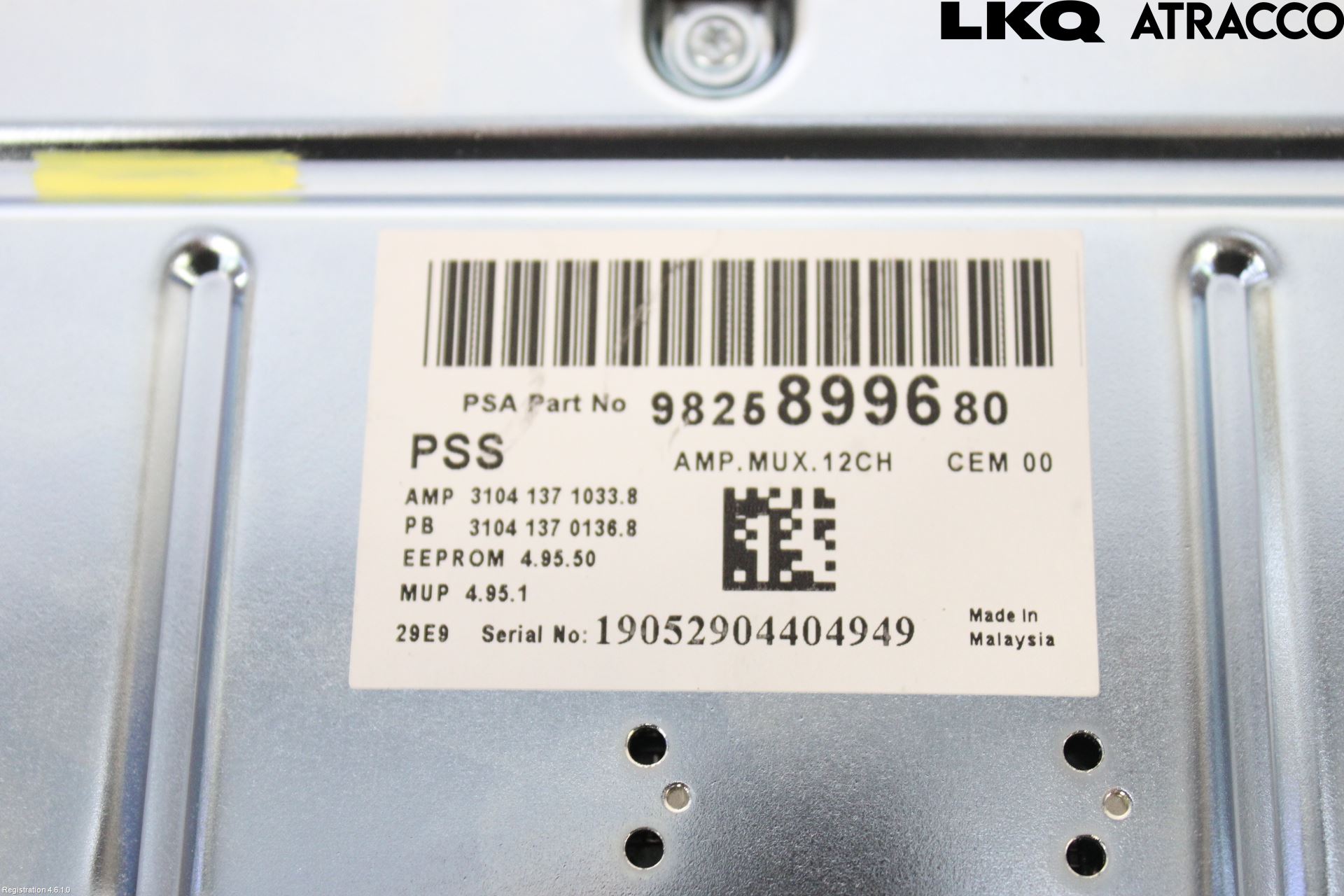 Peugeot 3008 17-24 Radio-Stereo Förstärkare