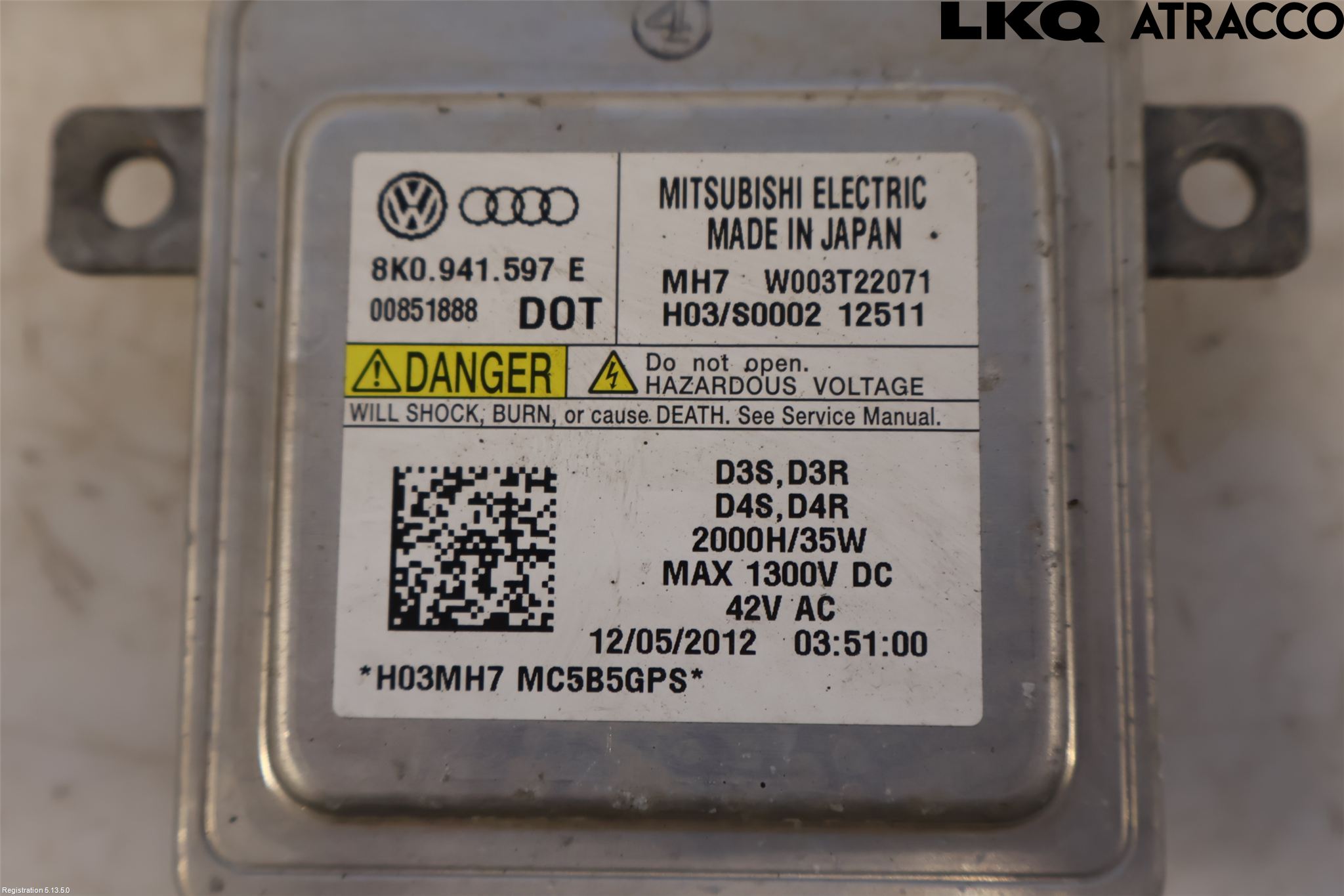 Audi A4 12-15 Styrenhet Strålkastare
