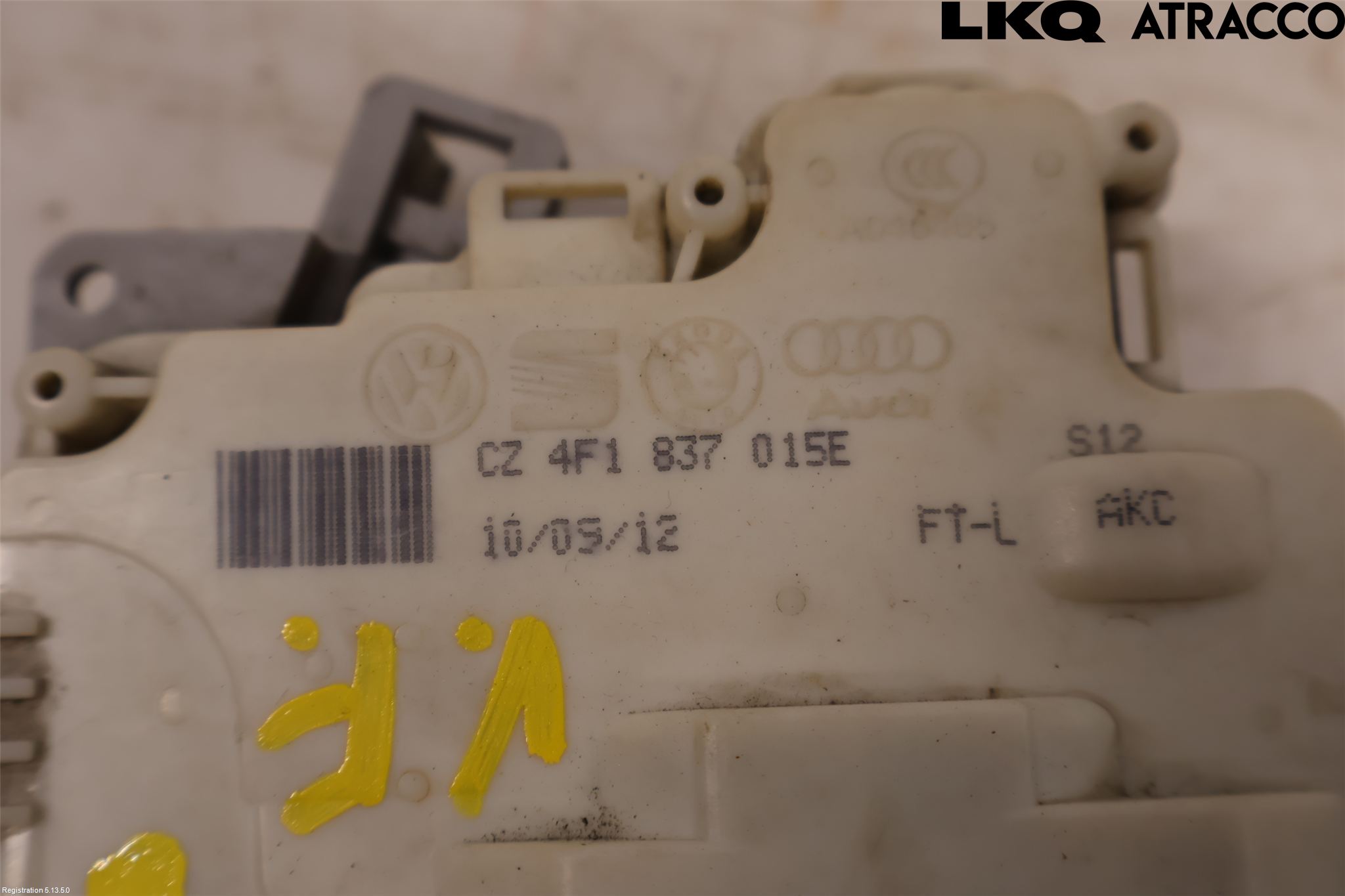 Audi A3/S3 05-13 Låskista-Dörrlås