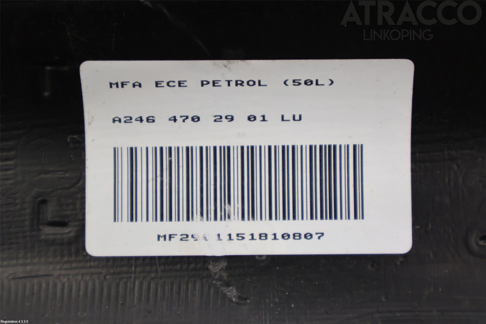 Mercedes-Benz MB CLA-KLASS (C117/X117) 13-19 Bränsletank