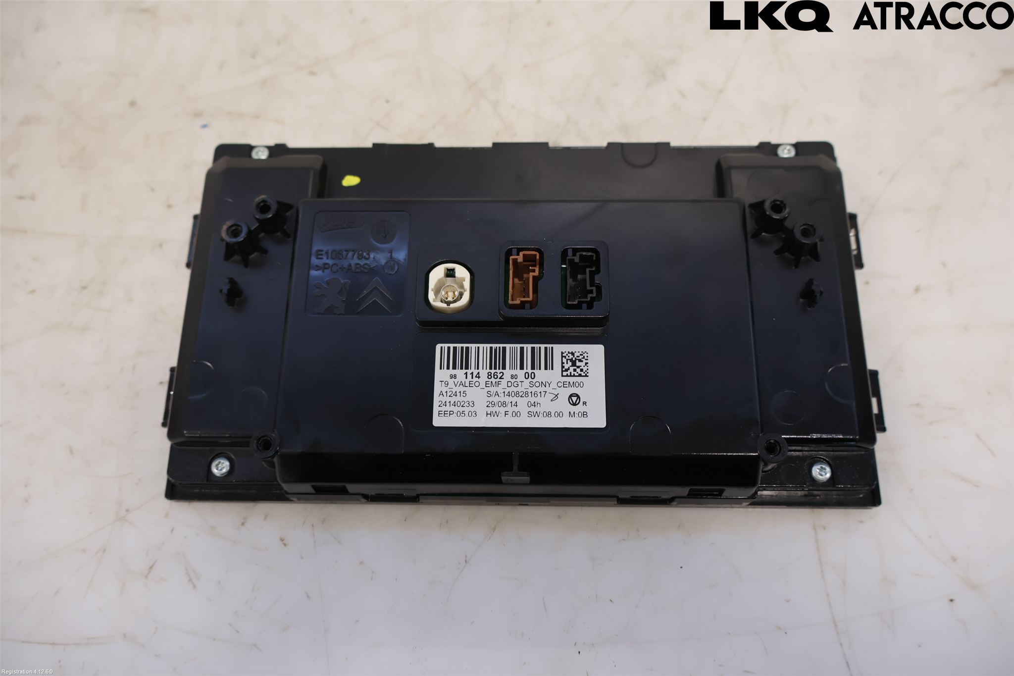 Peugeot 308 14-21 Multifunktionsdisplay