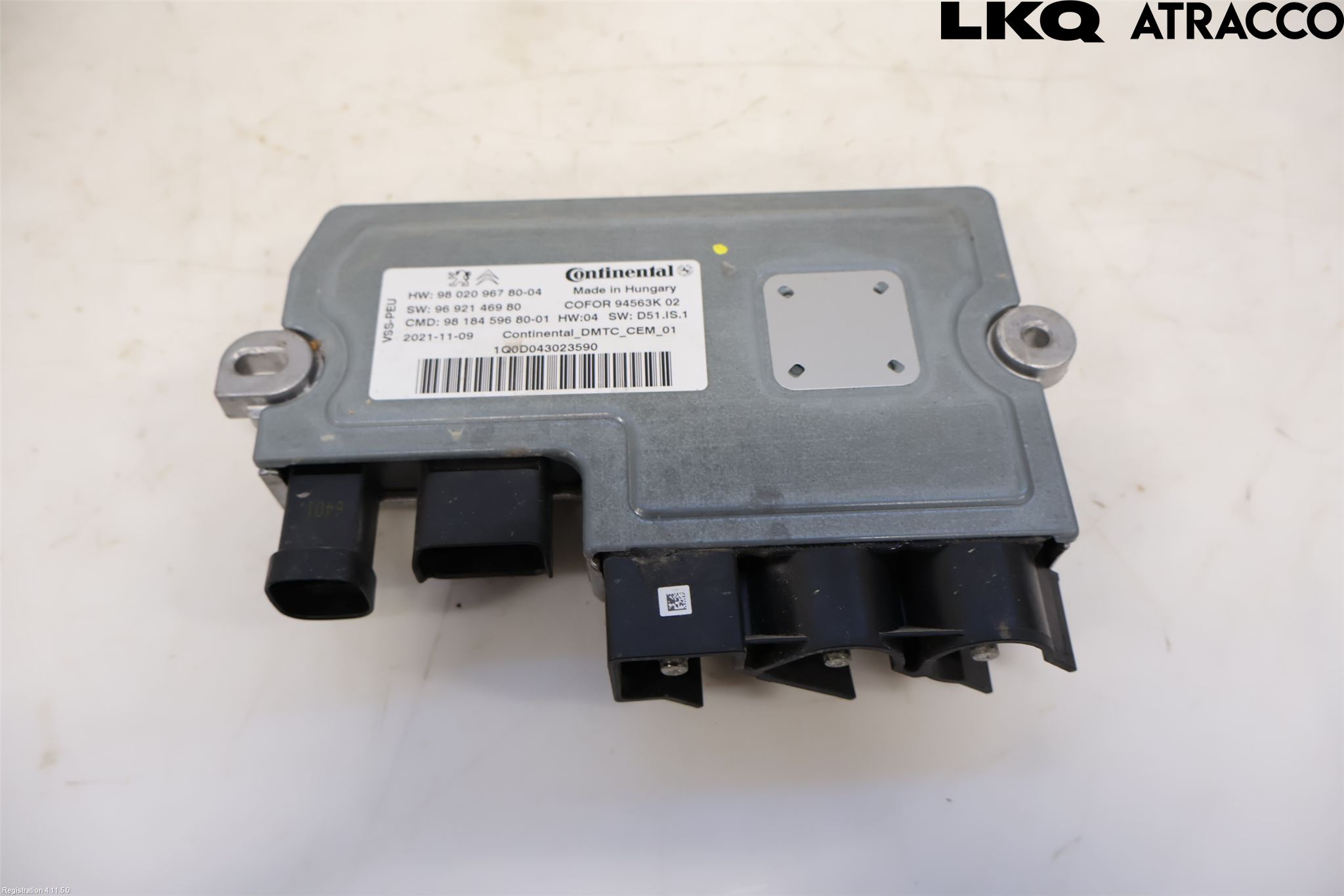 Opel VIVARO 20- Styrenhet Start/Stopp