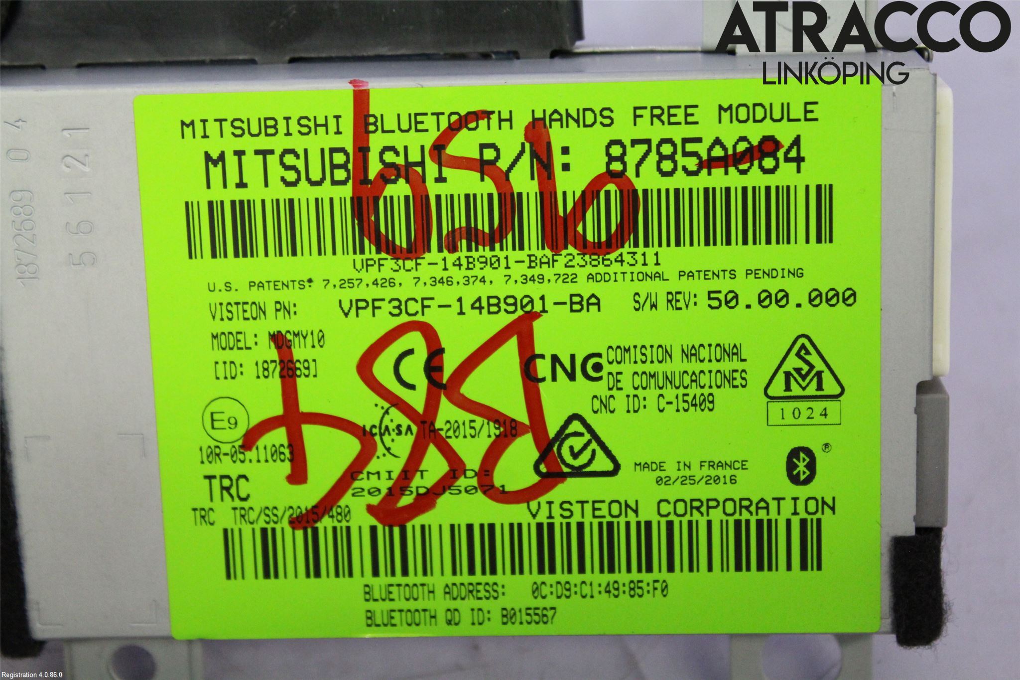 Peugeot 4008 Styrenhet Övrigt