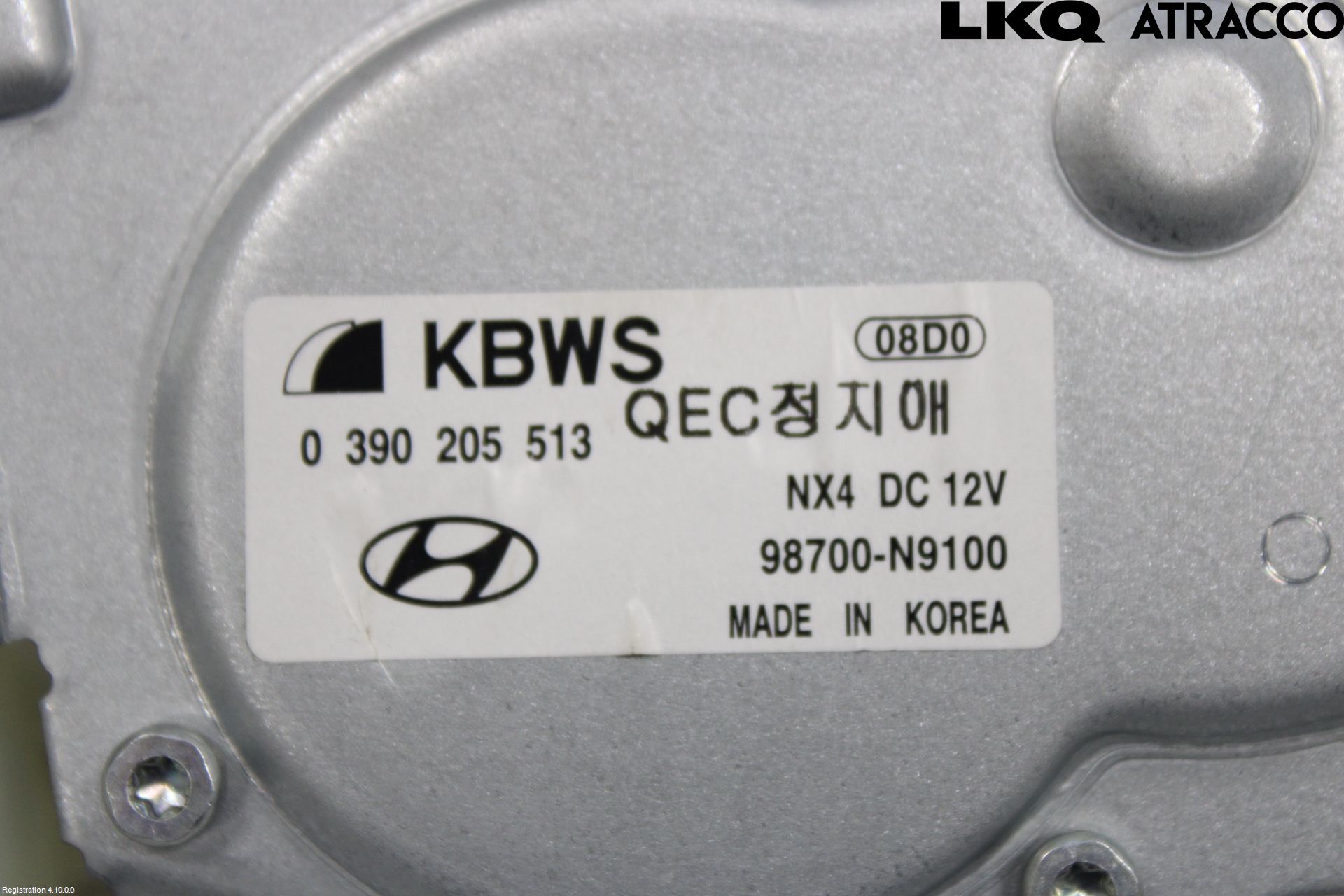 Hyundai TUCSON 05- Torkarmotor Baklucka