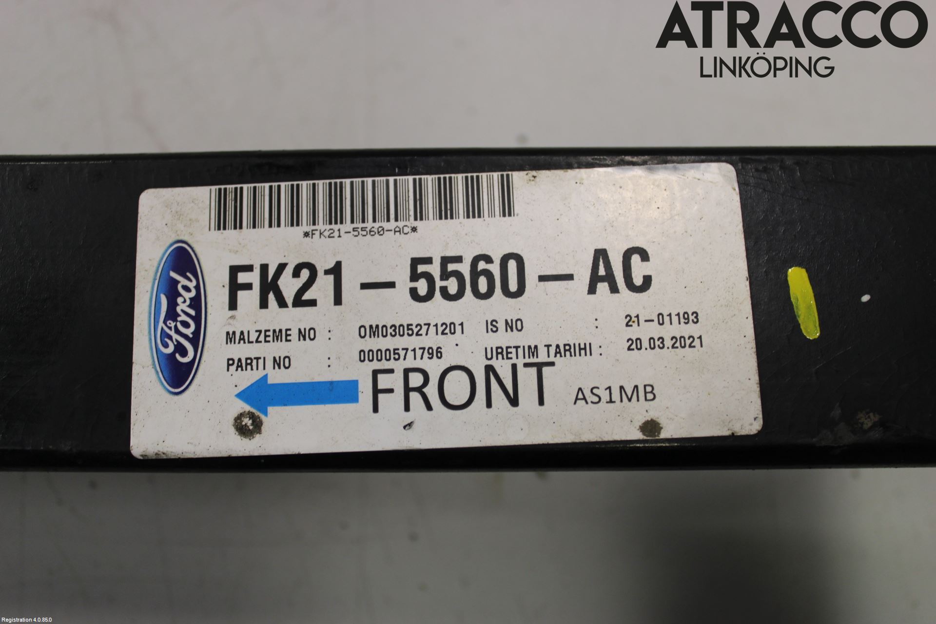 Ford TRANSIT/TOURNEO CUSTOM 13-24 Fjäder Bak Blad