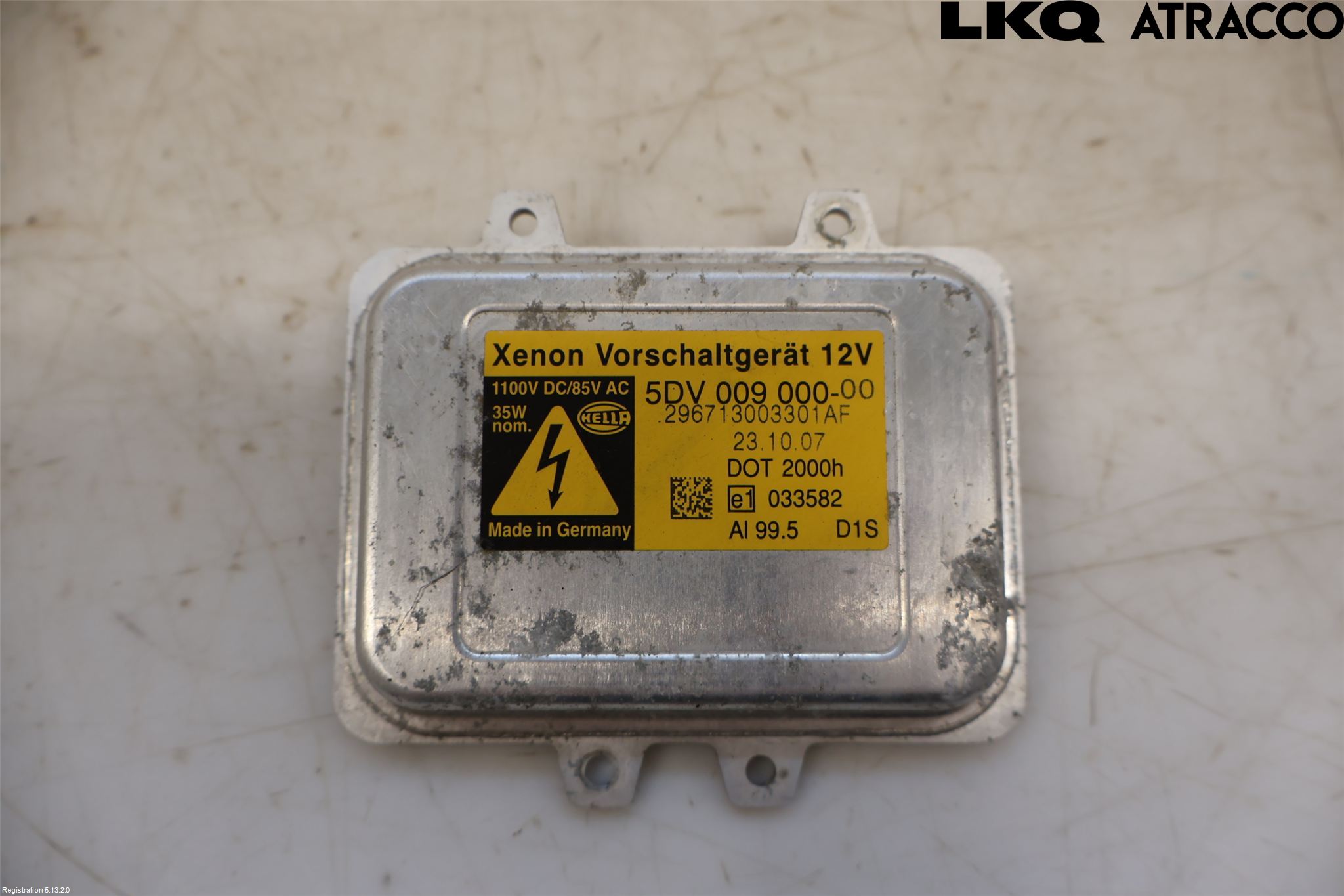 BMW 5 E60/61 Sed/Tou 02-10 Styrenhet Strålkastare