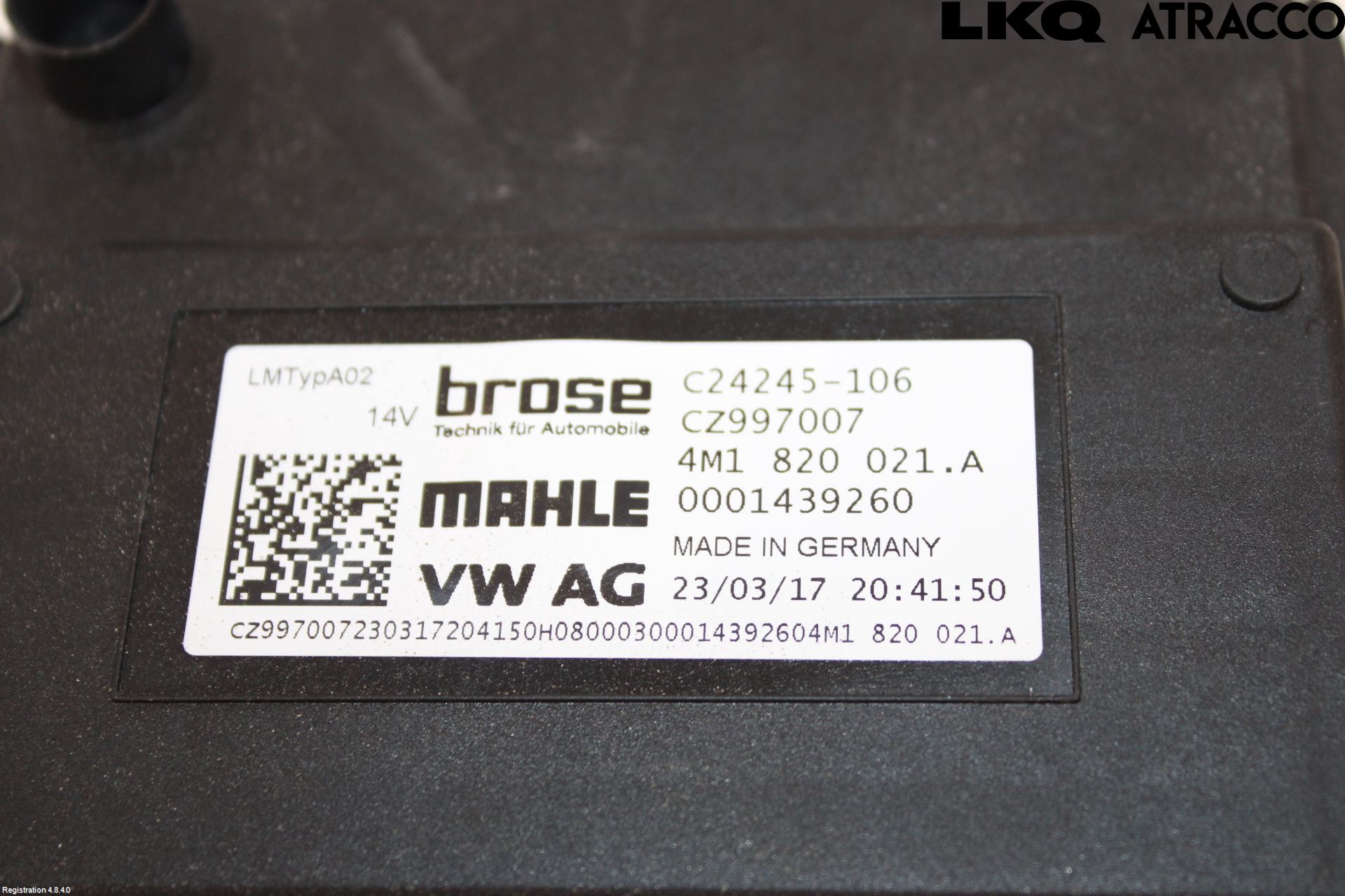 Audi A4/S4 B9 16-19 Värmefläkt