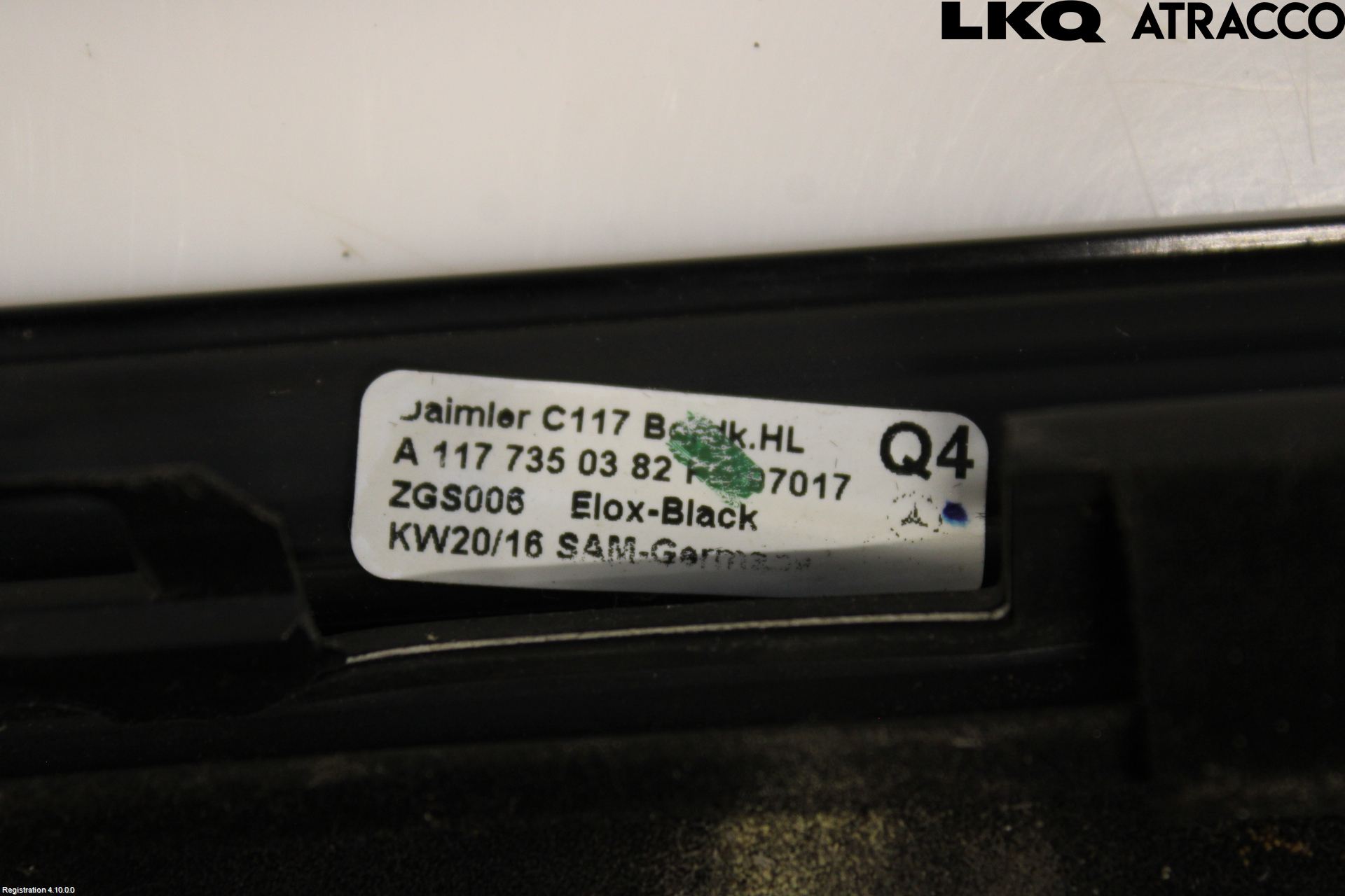 Mercedes-Benz MB CLA-KLASS (C117/X117) 13-19 Dörr Dekorlist Bak Vä