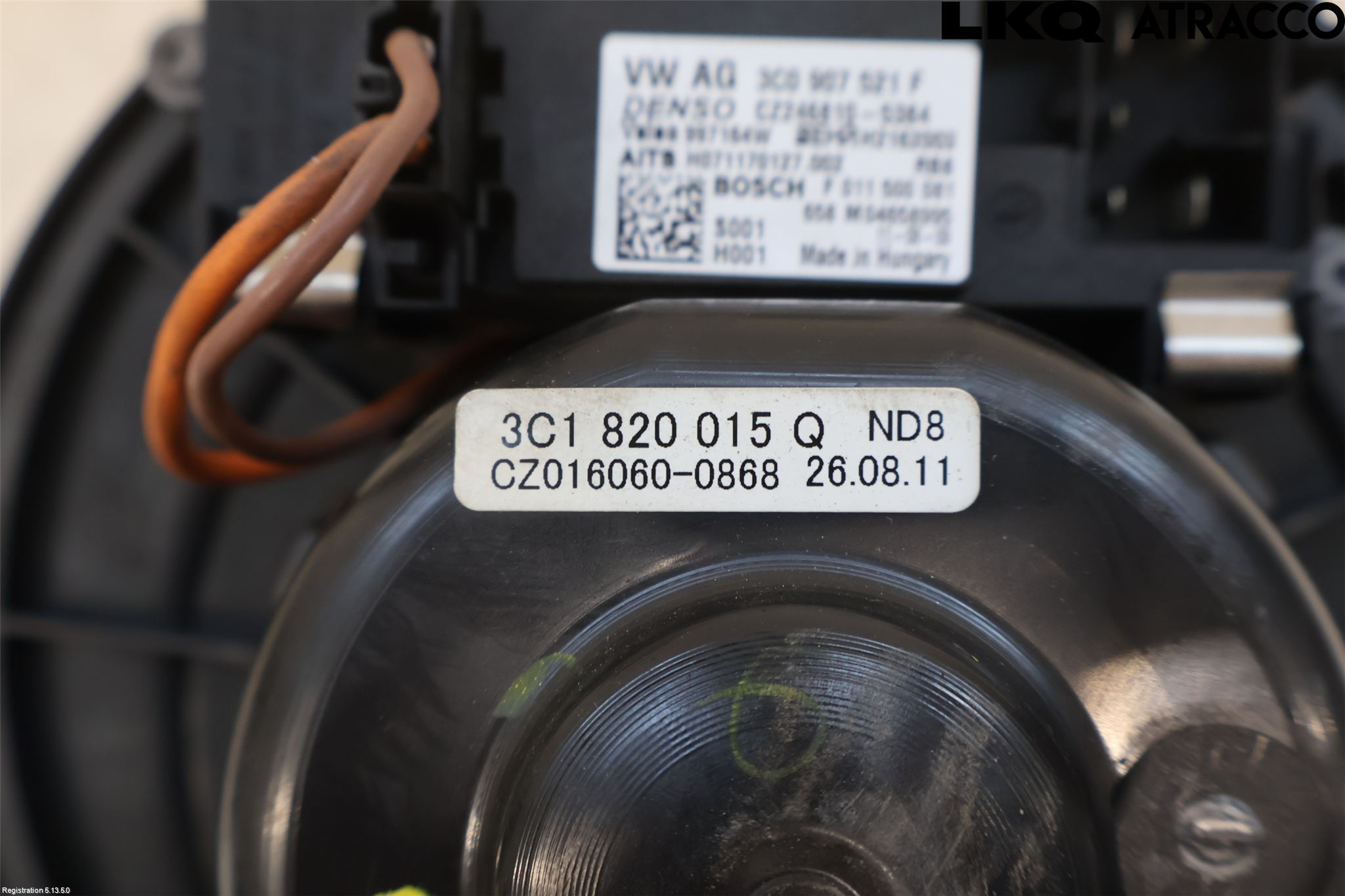 Volkswagen VW PASSAT 11-14 Värmefläkt
