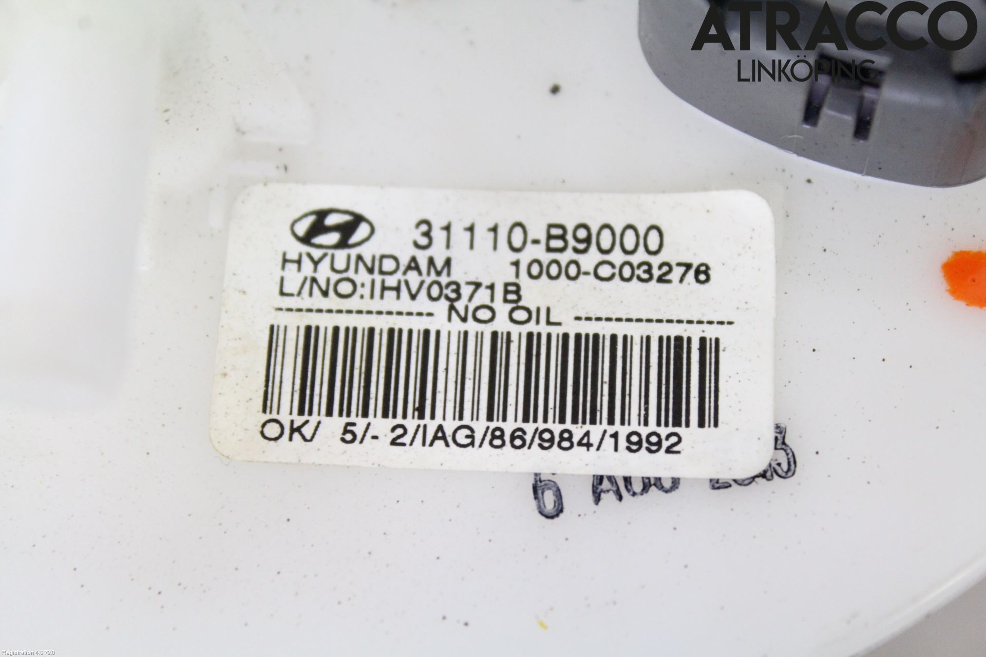 Hyundai i10 BA 14-16 Bränslepump El