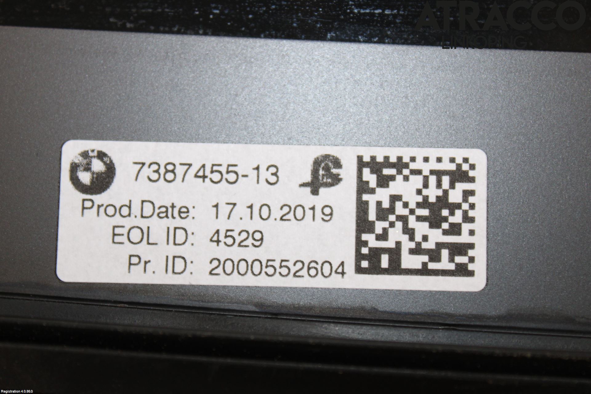 BMW 5 G30/G31/F90 17-23 Dörruta Bak Lilla Vä